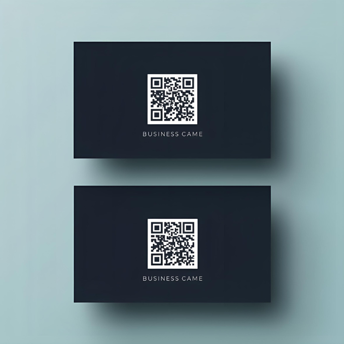 Cartes de visite QR code
